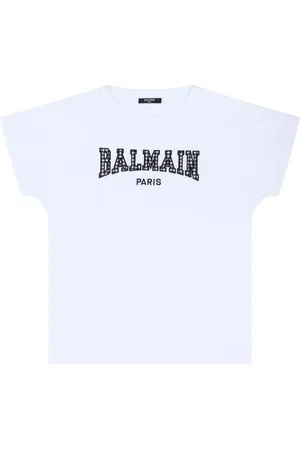 Balmain Camiseta con logo estampado