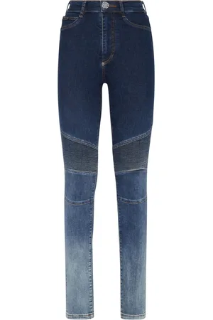Philipp Plein Vaqueros skinny con parche del logo