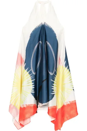 Scotch&Soda Vestido midi con estampado gráfico