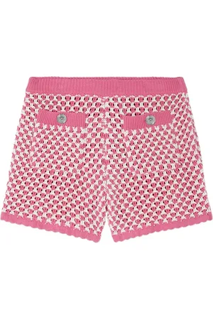 VERSACE Pantalones cortos de ganchillo