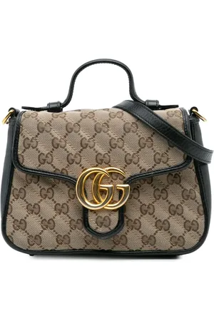 Gucci Bolso satchel GG Marmont de matelasse y lona 2016-2024
