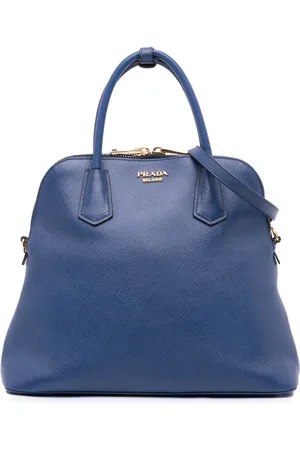 Prada Bolso satchel Cuir Double grande de piel Saffiano 2000-2024