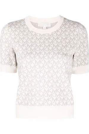 Michael Kors Top con logo en jacquard