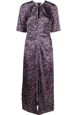 Ganni Vestido con motivo floral