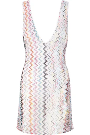 Missoni Vestido corto con motivo en zigzag