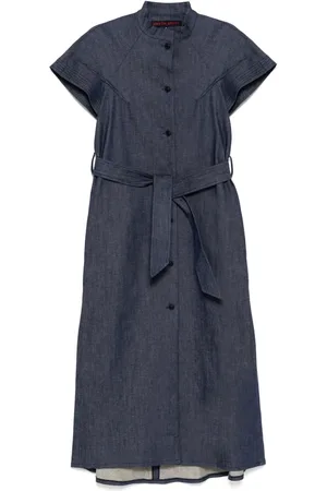 MARTIN GRANT Vestido camisero de manga corta