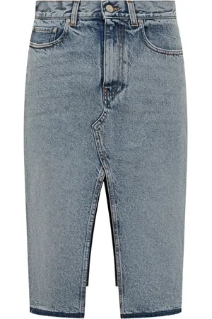 Stella McCartney Falda vaquera con abertura