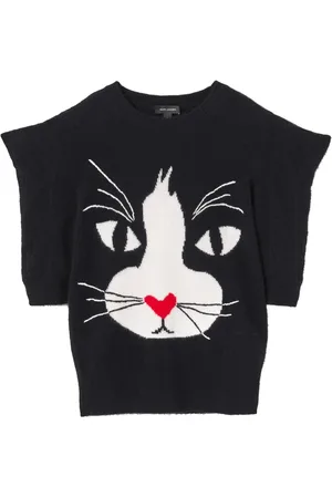 Marc Jacobs Jersey con gato en intarsia