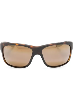Maui Jim Gafas de sol con montura rectangular