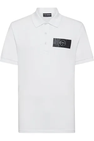 Philipp Plein Polo con placa del logo