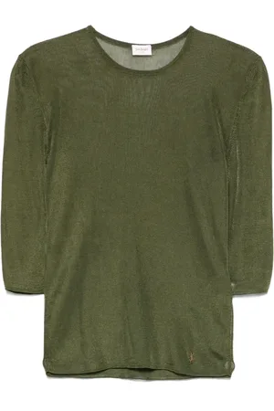 Saint Laurent Top de punto