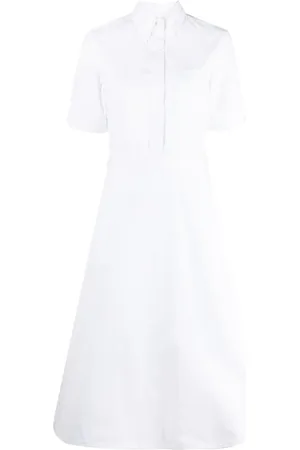 Thom Browne Vestido camisero acampanado