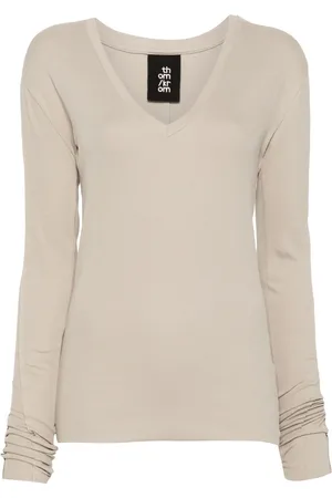 THOM KROM Camiseta con cuello en V