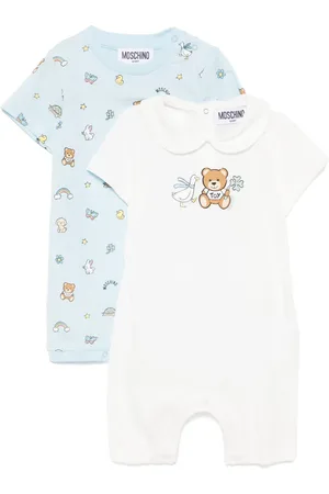 Moschino Set de dos peleles con estampado gráfico