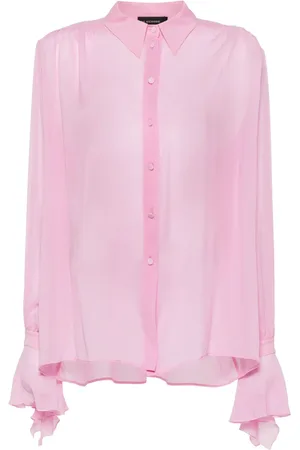 The Andamane Camisa Peony semitransparente