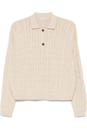 Brunello Cucinelli Polo de punto de ochos