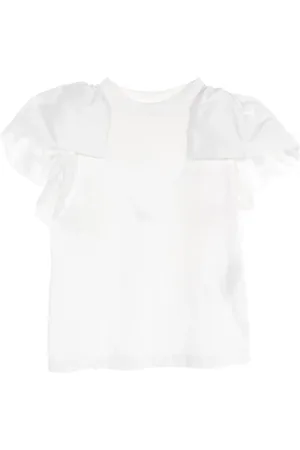 Alexander McQueen Camiseta con volantes 2010
