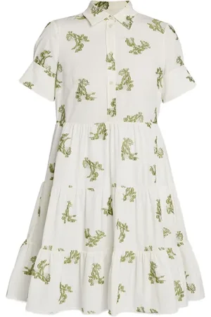 Erdem Vestido camisero de manga corta