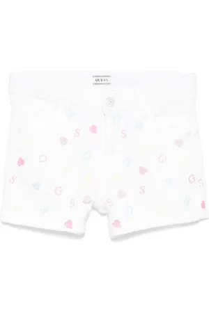 Guess Embroidered denim shorts