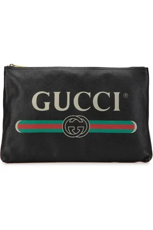 Gucci Bolso de mano Logo Leather 2000-2015