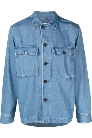 OFFICINE GENERALE Camisa vaquera de manga larga