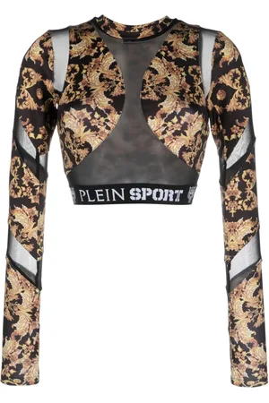 Philipp Plein Top corto con motivo Baroque