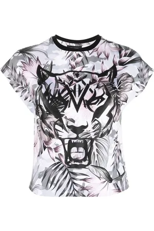 Philipp Plein Camiseta con motivo de tigre