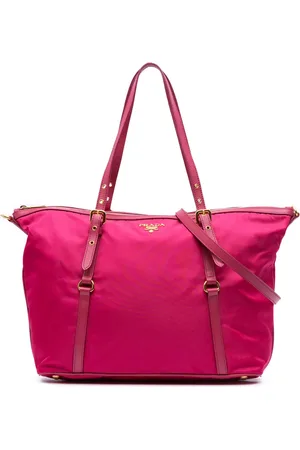 Prada Bolso satchel Trimmed Tessuto de piel Saffiano 2013-2024