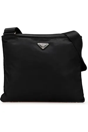 Prada Bandolera Tessuto con cremallera en la parte superior 2000-2013