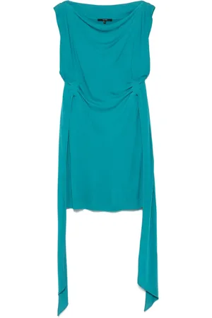 Gucci Vestido con cuello desbocado 2000