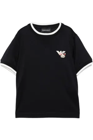 Emporio Armani Camiseta con logo bordado