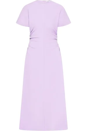 RACHEL GILBERT Vestido midi con detalle fruncido
