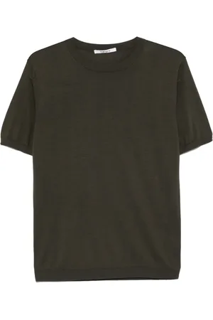 KANGRA CASHMERE Camiseta de canalé fino