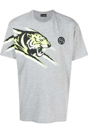 Philipp Plein Camiseta Tiger con efecto de melange
