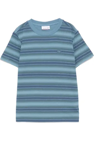 Lacoste Camiseta de algodón a rayas