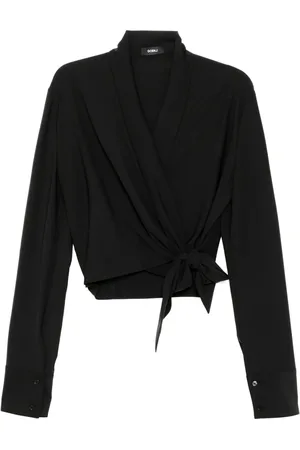 GOEN.J Blusa con solapas de esmoquin