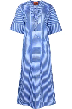 Colville Vestido midi con detalle de cordones