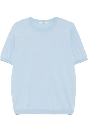 KANGRA CASHMERE Camiseta de canalé fino