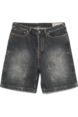 Evisu Pantalones vaqueros cortos con gaviota estampada