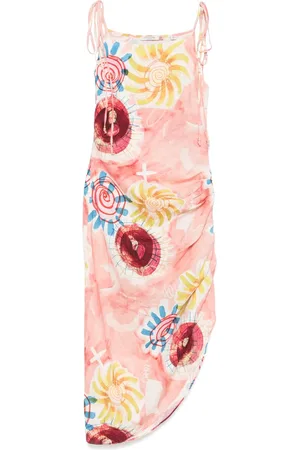 Scotch&Soda Vestido largo con estampado abstracto