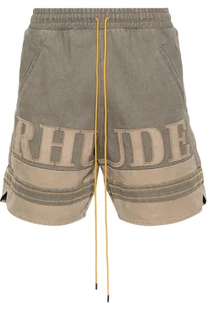 Rhude Pantalones cortos con aplique del logo