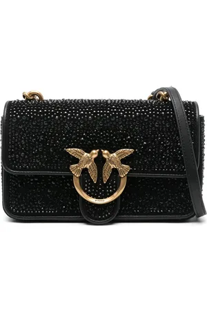 Pinko Bolso de hombro Love con cristales