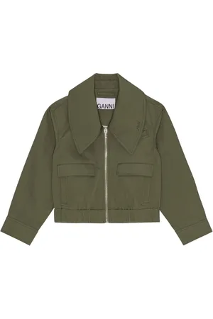 Ganni Chaqueta con cuello oversize