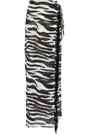 The Attico Pareo con animal print