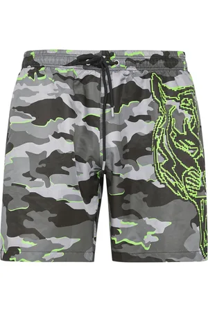Philipp Plein Bañador con estampado Tiger