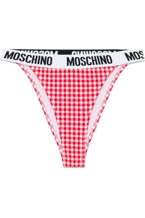 Moschino Bragas de bikini a cuadros gingham