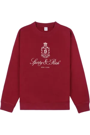 Sporty & Rich Sudadera con logo bordado