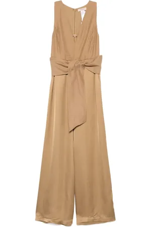Twin-Set Logo-plaque midi dress