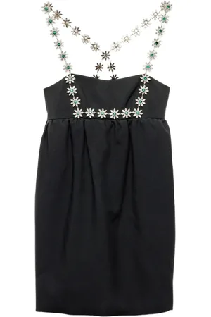 Prada Vestido corto bordado
