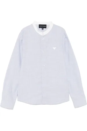 Emporio Armani Camisa con logo bordado